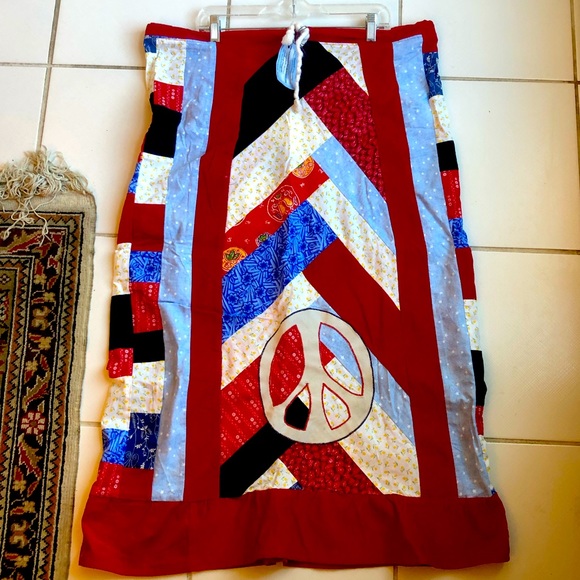 patchwork hippie skirts